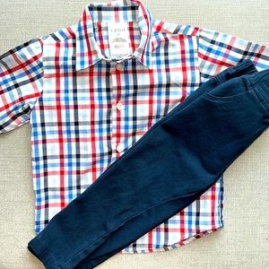 Boys dress shirt and pants